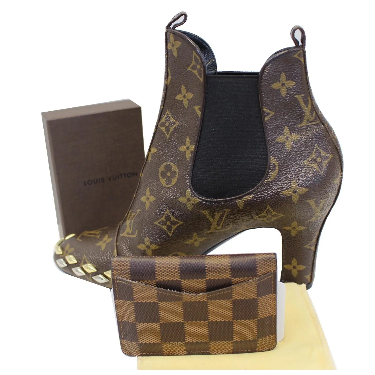 LOUIS VUITTON Pocket Organizer Damier Ebene Card Case