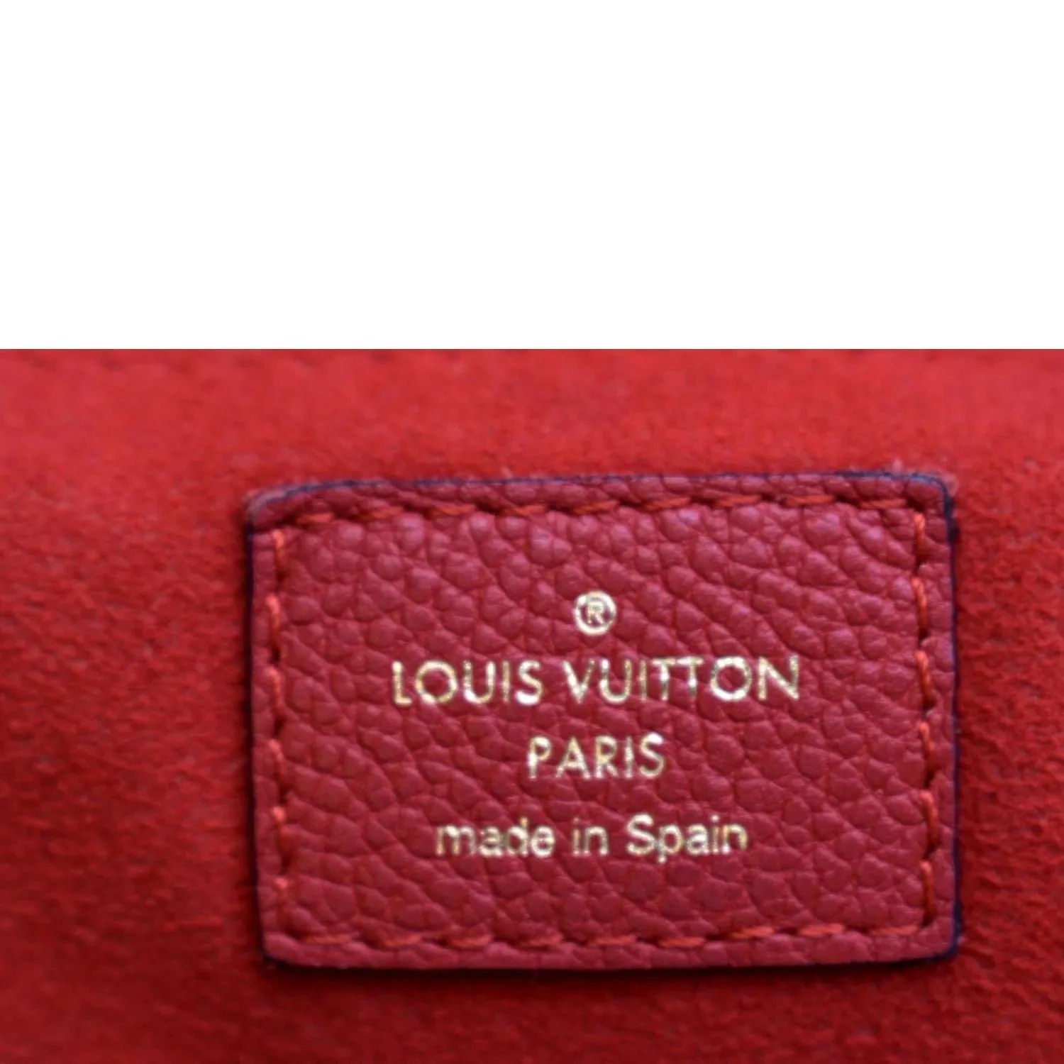 LOUIS VUITTON Saint Placide Monogram Canvas Crossbody Bag Cerise
