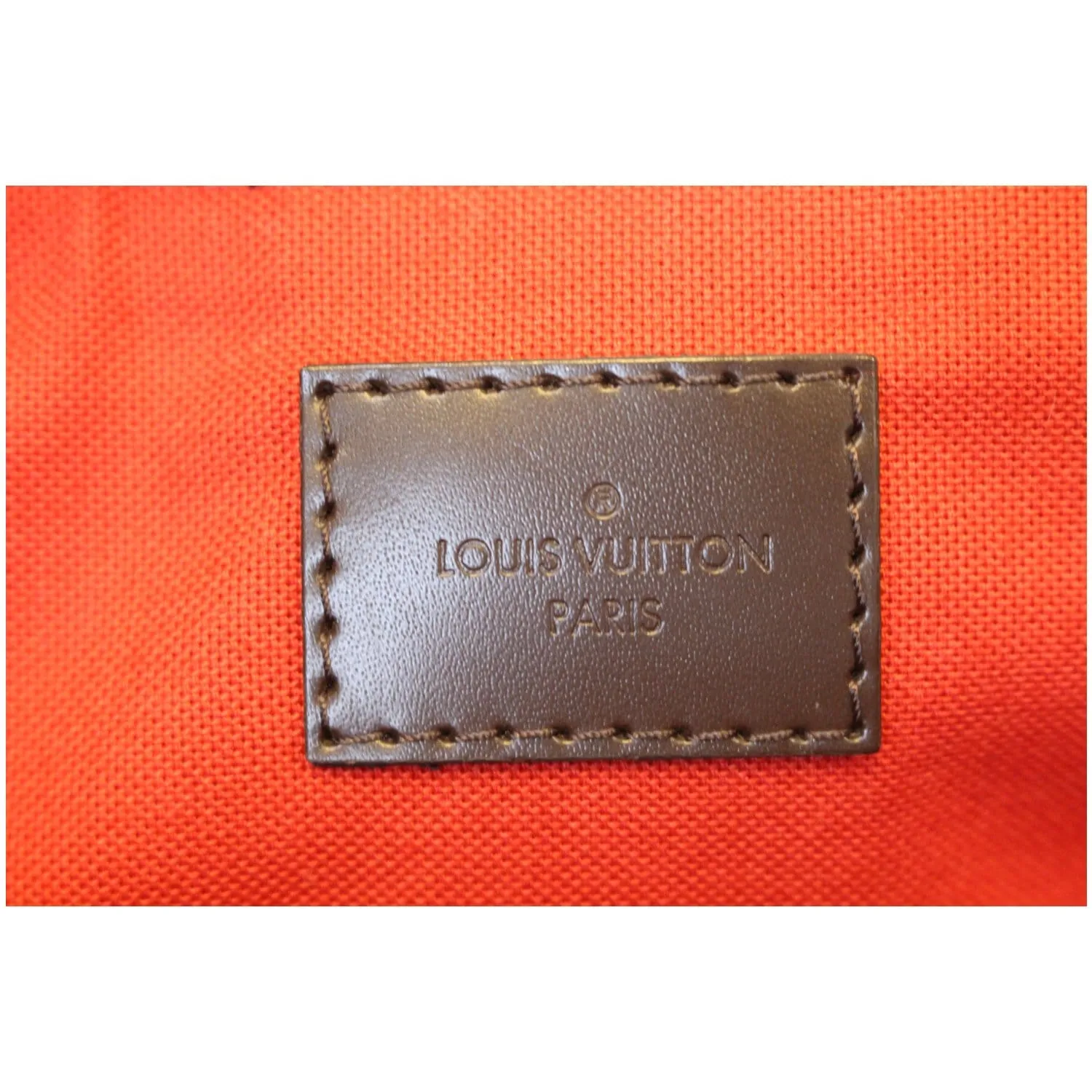LOUIS VUITTON Siena MM Damier Ebene Shoulder Bag Brown