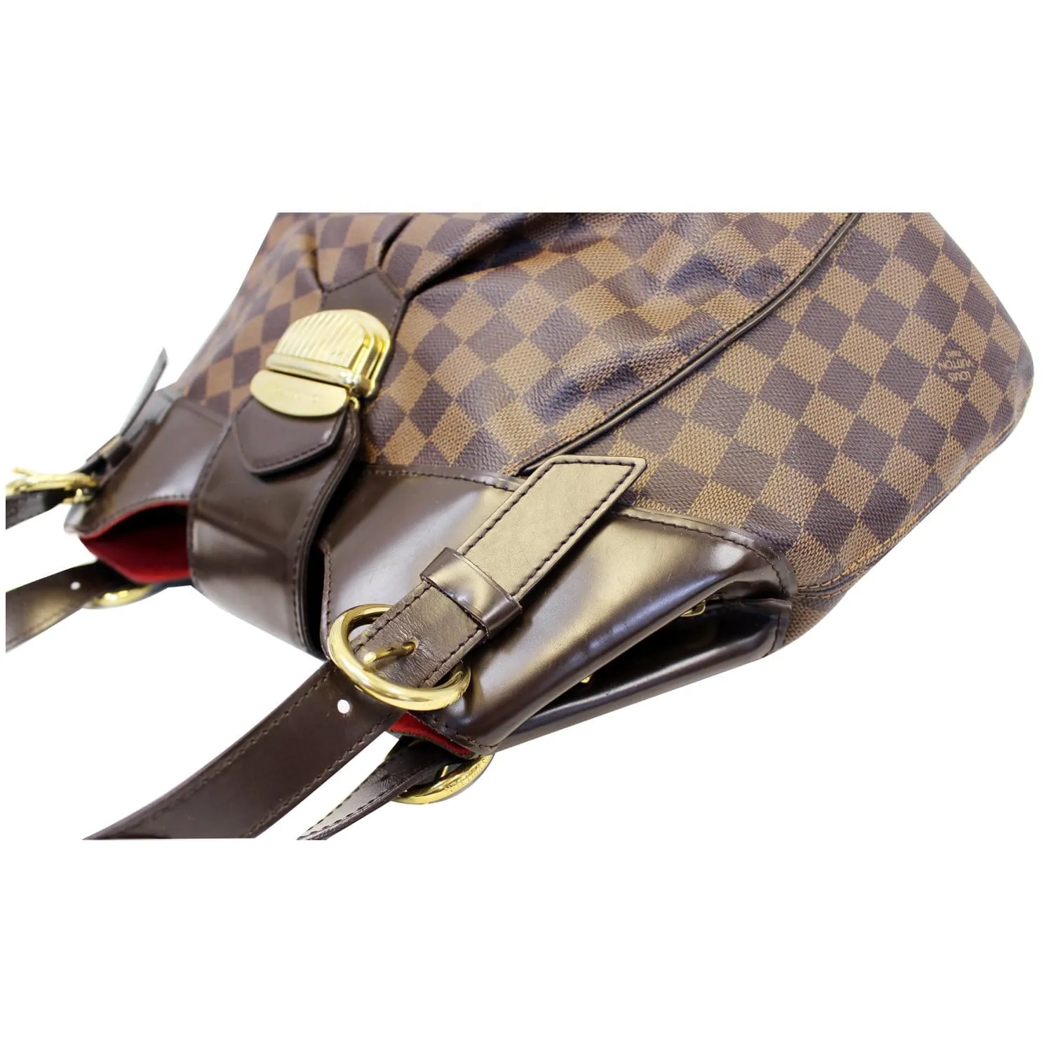 LOUIS VUITTON Sistina GM Damier Ebene Shoulder Handbag