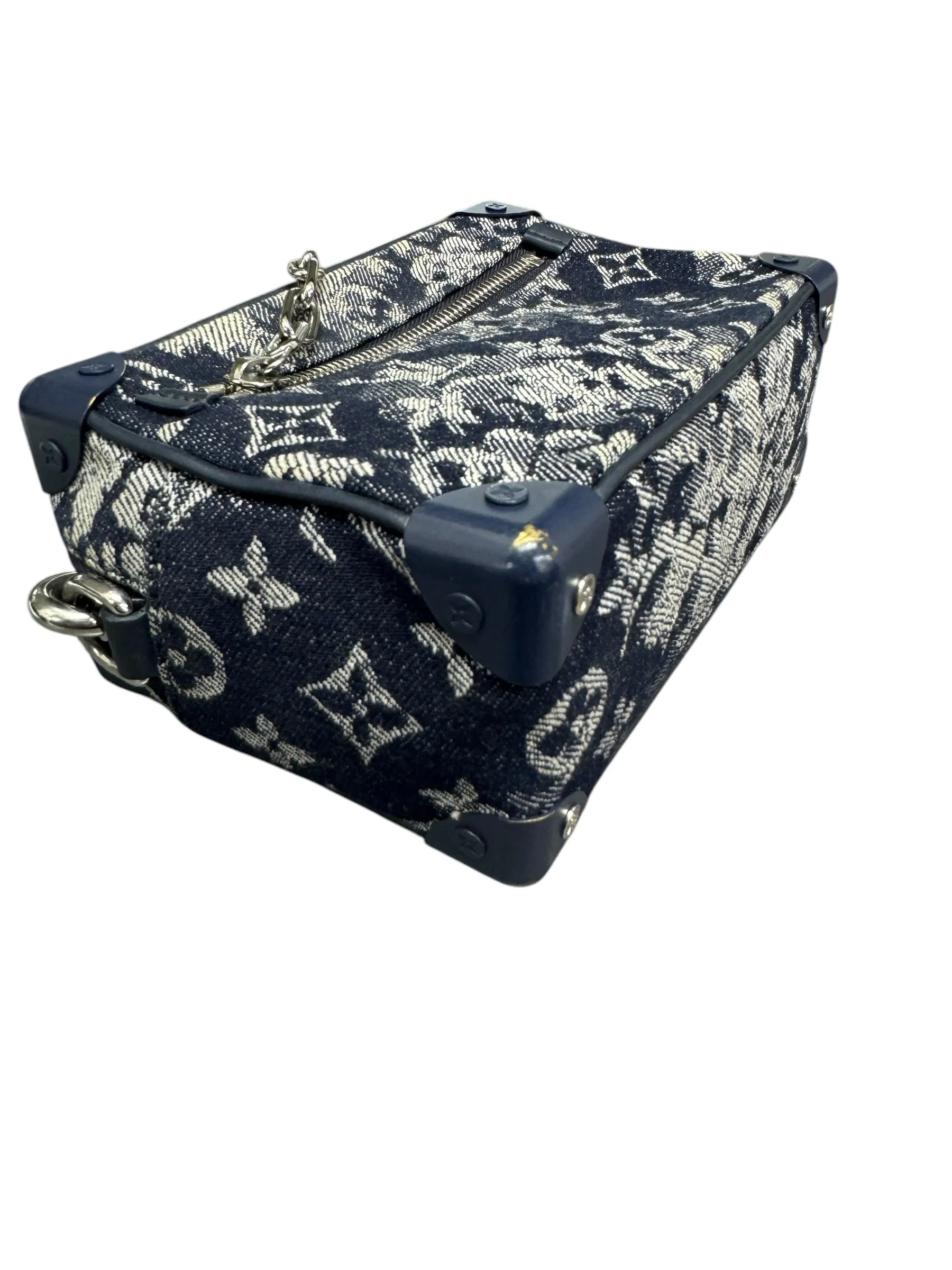Louis Vuitton - Tapestry Mini Soft Trunk in Blue Monogram 1406820