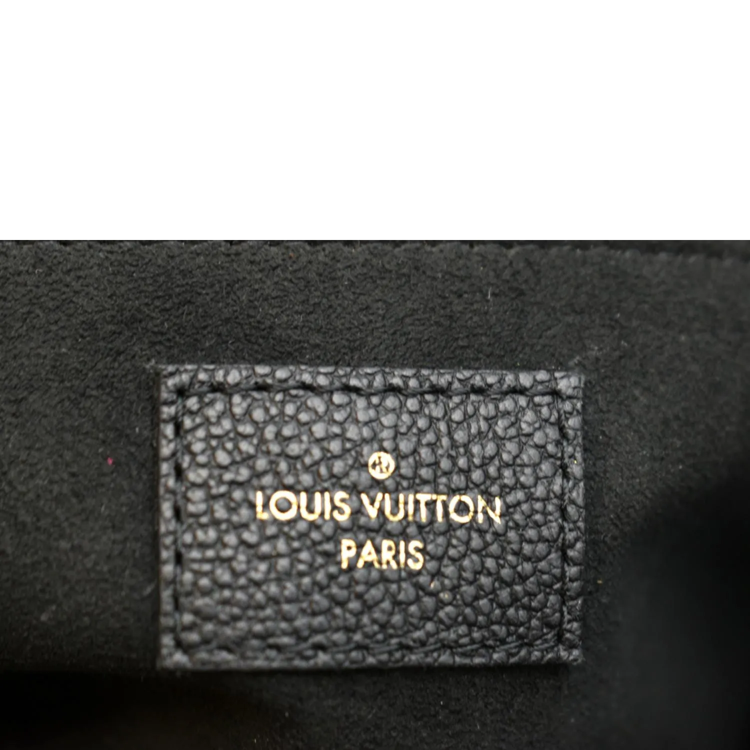 LOUIS VUITTON Vavin PM Monogram Empreinte Leather Shoulder Bag Black