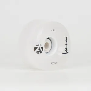 Luminous LED Light Up 62mm Wheels - White (Singles)