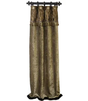 Luxury Drapery Panel Style #7 with Jeweled Embellishments