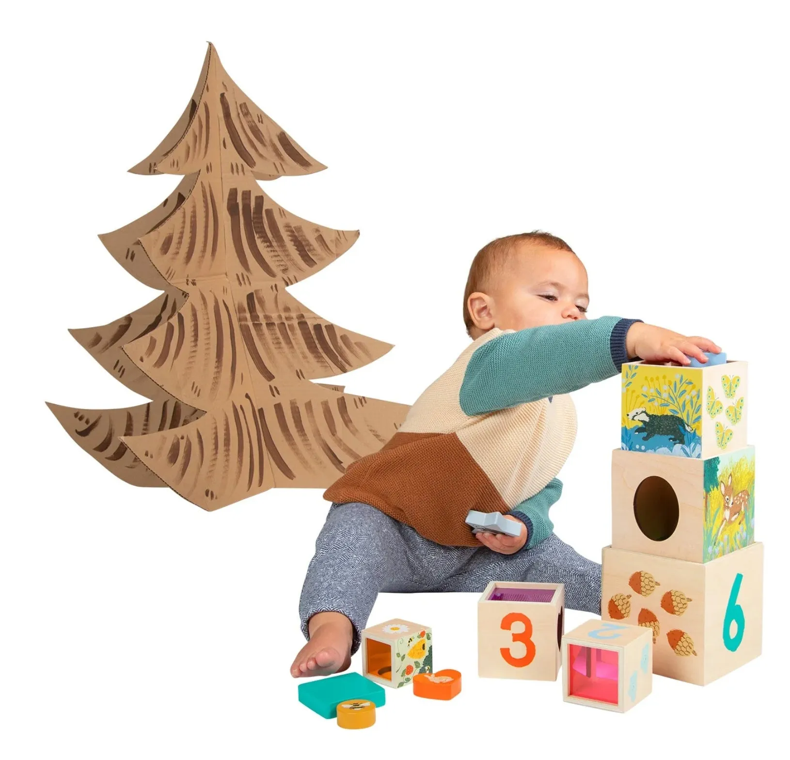 Manhattan Toy - Enchanted Forest Stacking Blocks