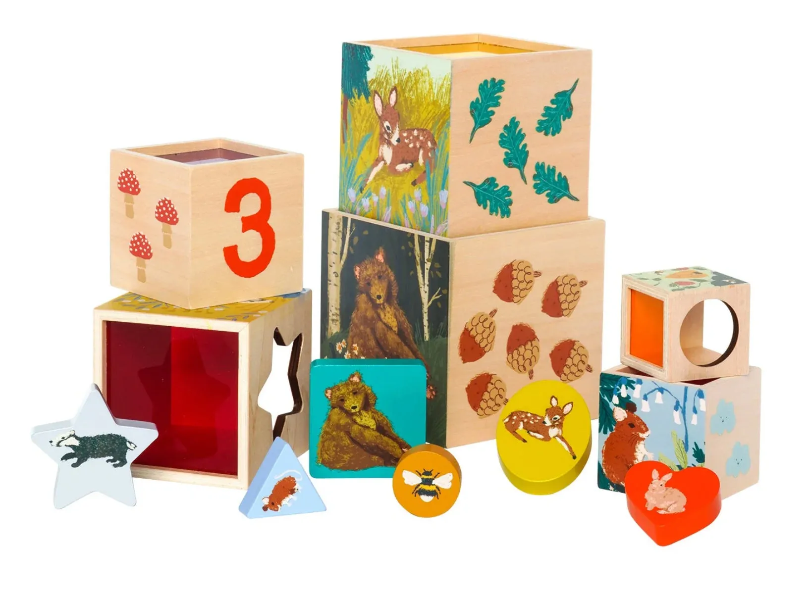 Manhattan Toy - Enchanted Forest Stacking Blocks