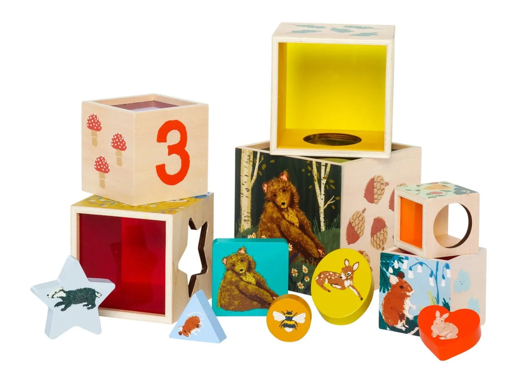 Manhattan Toy - Enchanted Forest Stacking Blocks