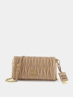 Matelassé Nappa Leather Shoulder Bag
