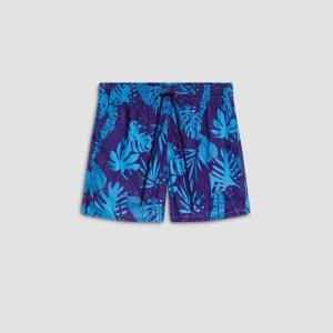Max Tropical Leaves Swim Trunks