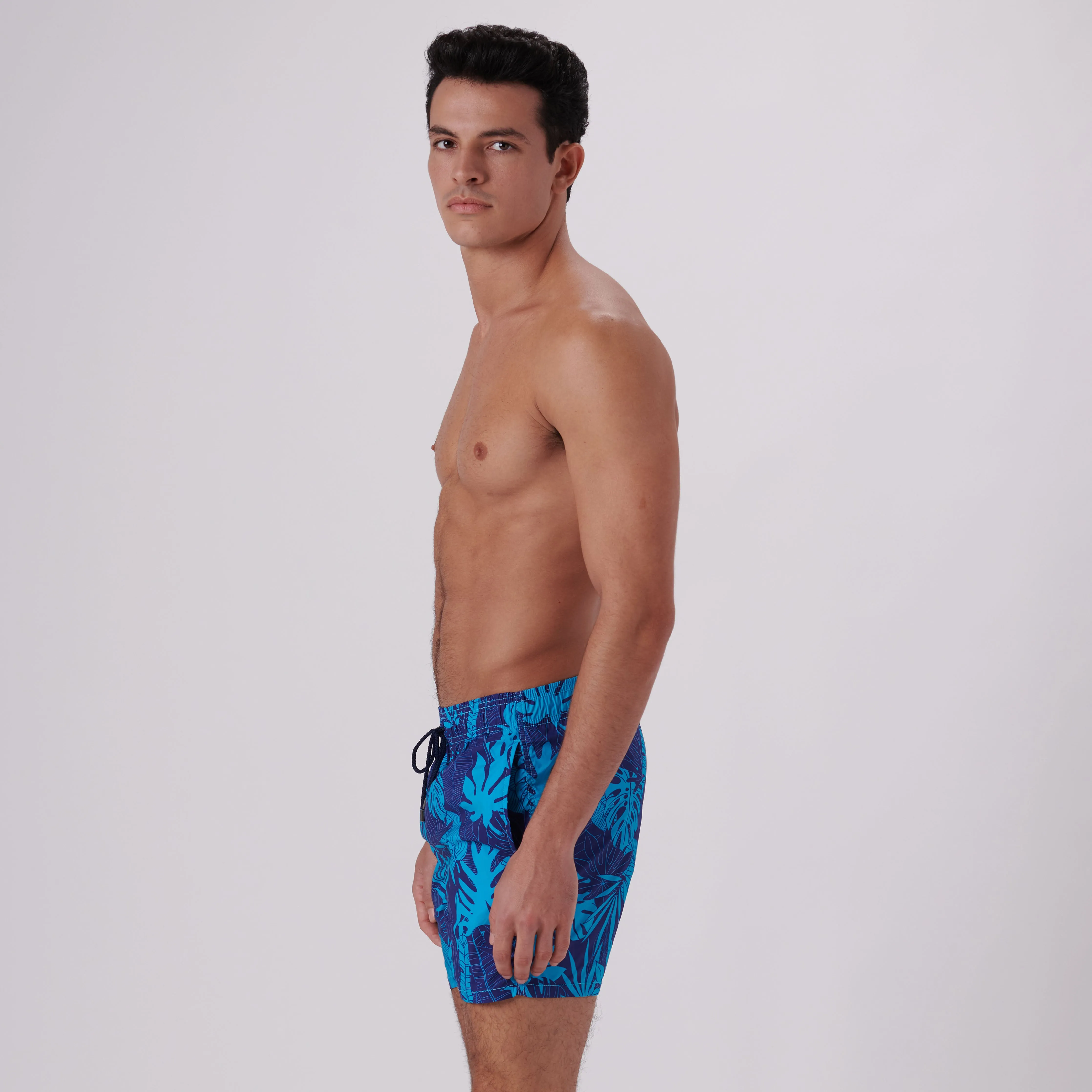 Max Tropical Leaves Swim Trunks
