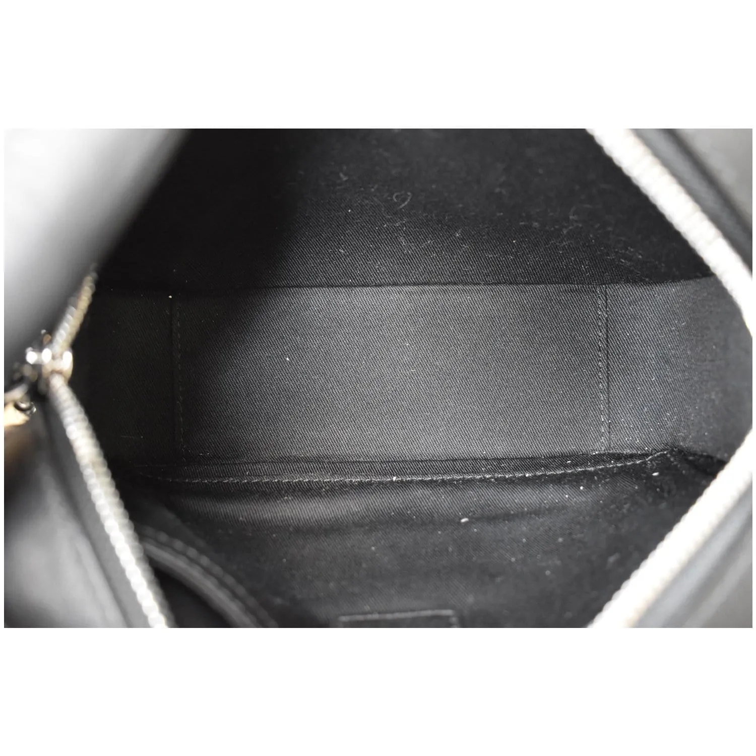 MCM Visetos Camera Monogram Leather Crossbody Bag Black