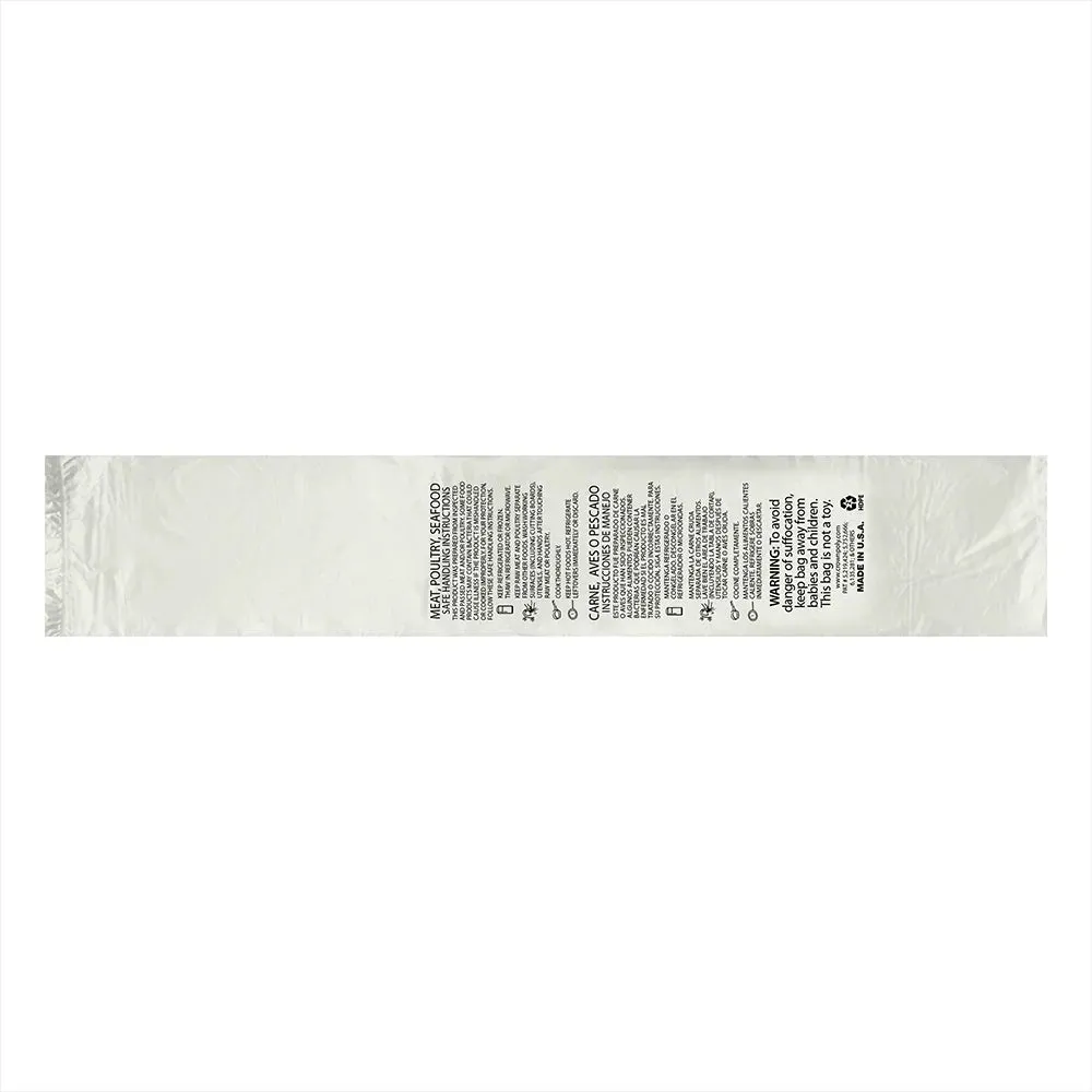 Meat Bag Clear Hi- Dens 10 mic SMH 15" x 20" - Case - 2180 Units