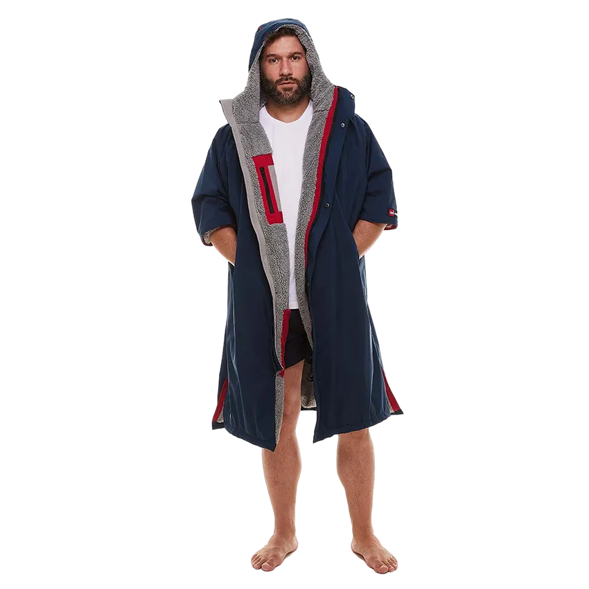 Men's Short Sleeve Pro Change Robe EVO - Navy