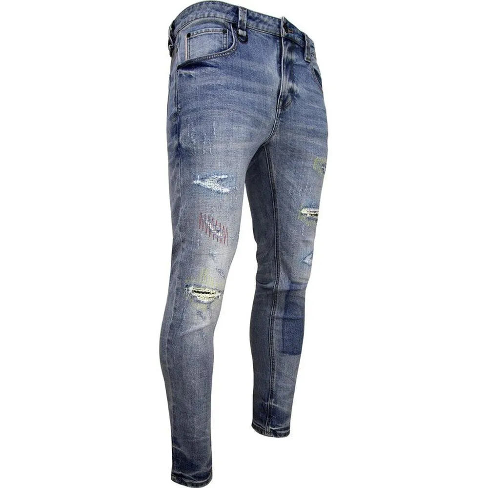 Men's Stitch Work  Skinny Jean
