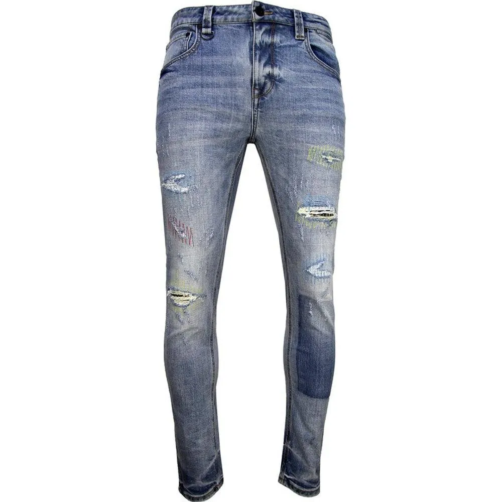 Men's Stitch Work  Skinny Jean