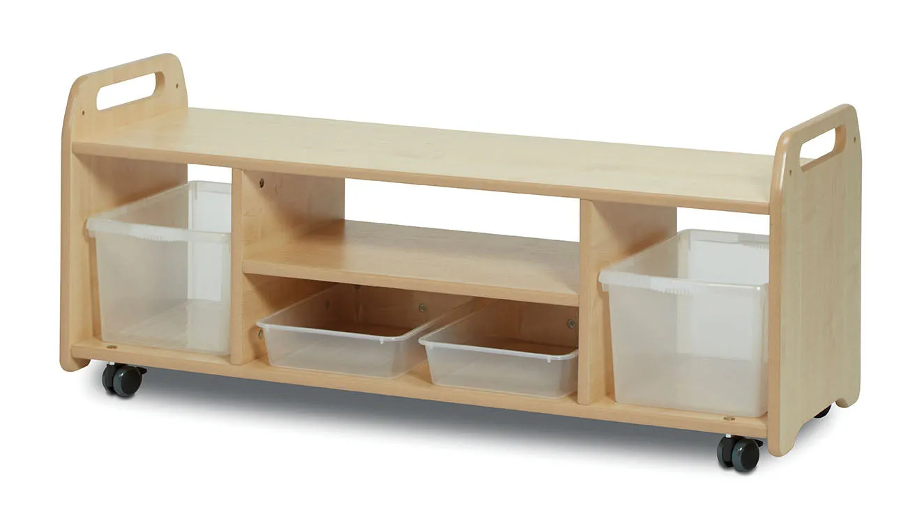 Millhouse Tall Easel Stand/Storage Trolley 4 Station