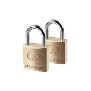 Mini Brass Padlocks x 2 (9770)
