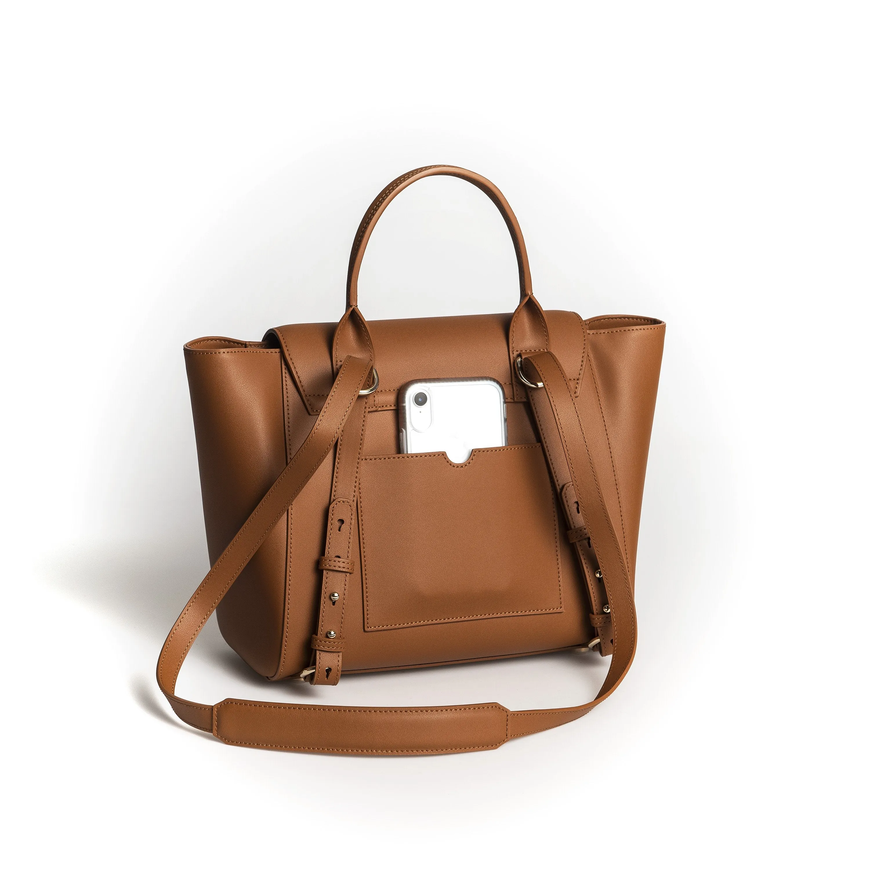 Mini Hero Cognac Bag