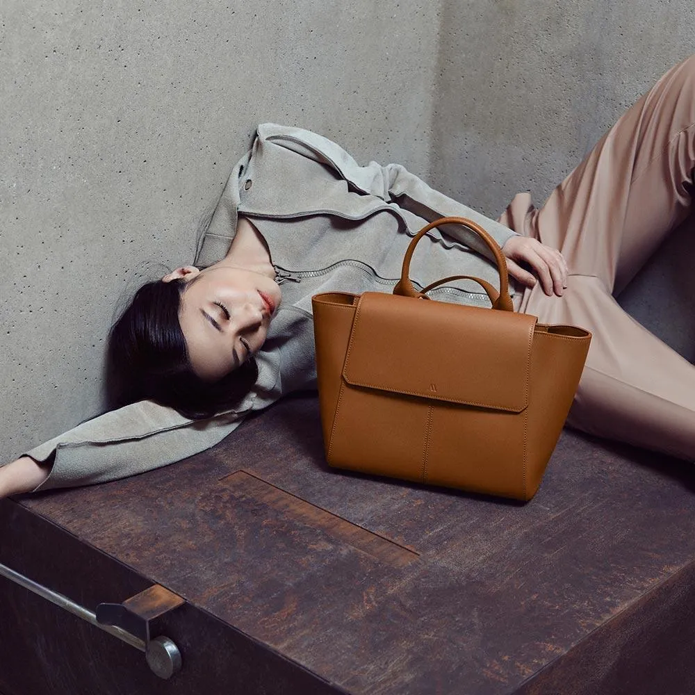 Mini Hero Cognac Bag
