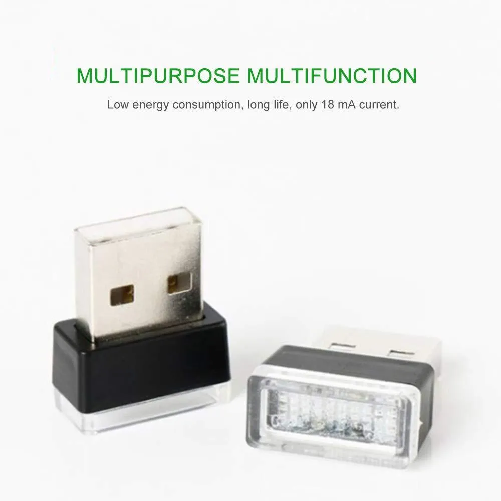 Mini LED Car Light Auto Interior USB Atmosphere Light Plug