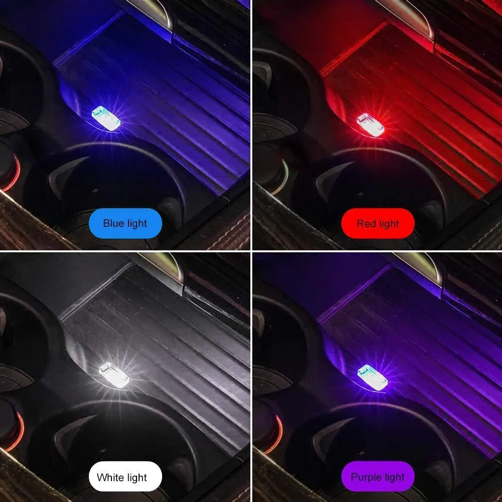 Mini LED Car Light Auto Interior USB Atmosphere Light Plug