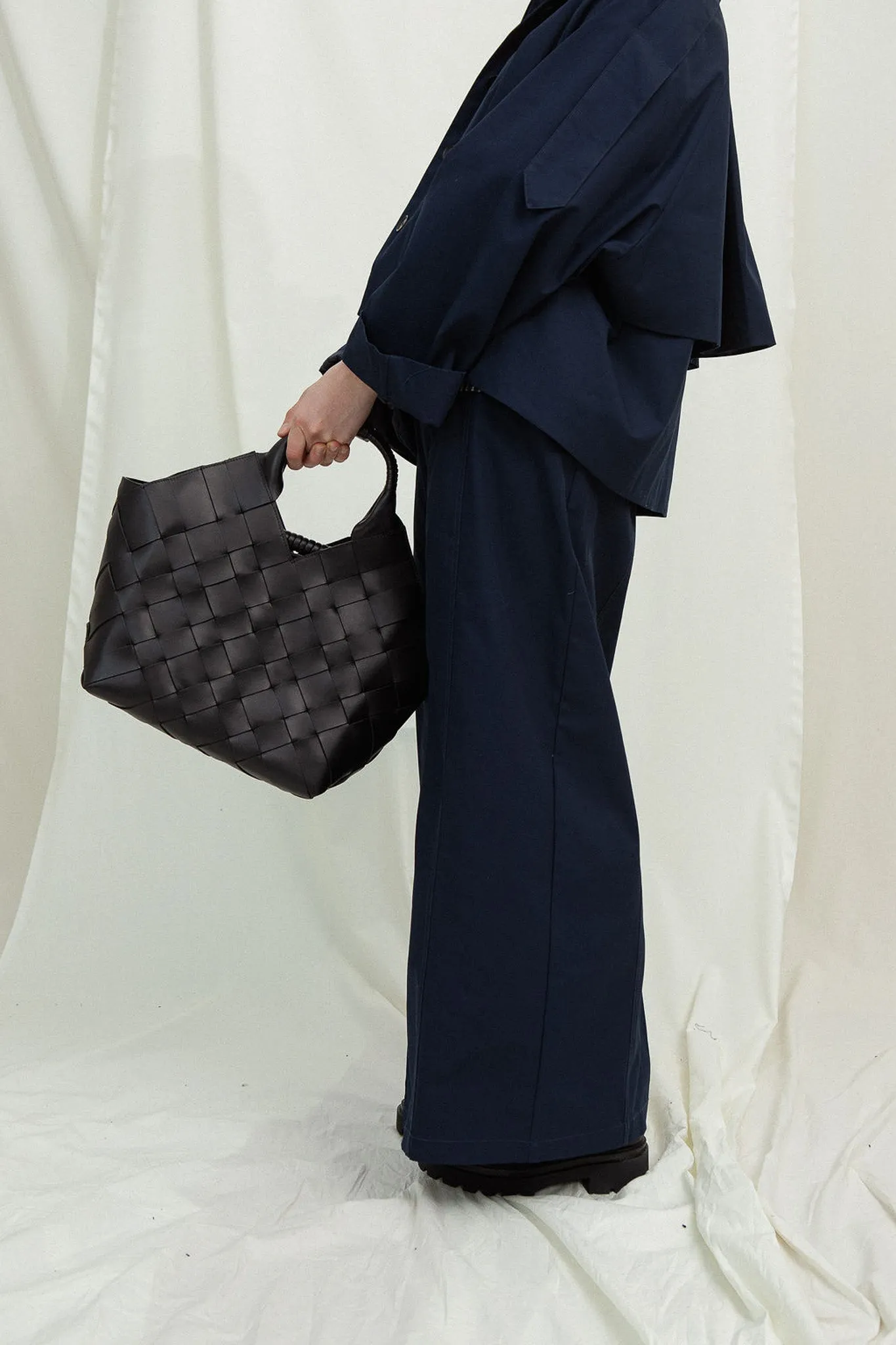 MISU L Navy Shoulder bag