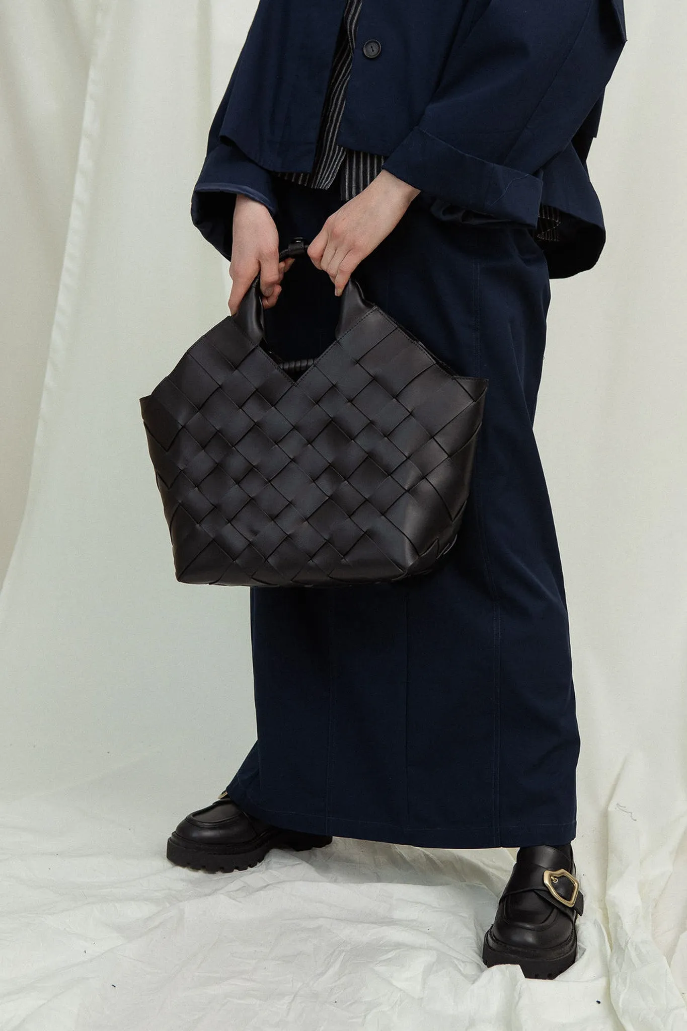 MISU L Navy Shoulder bag