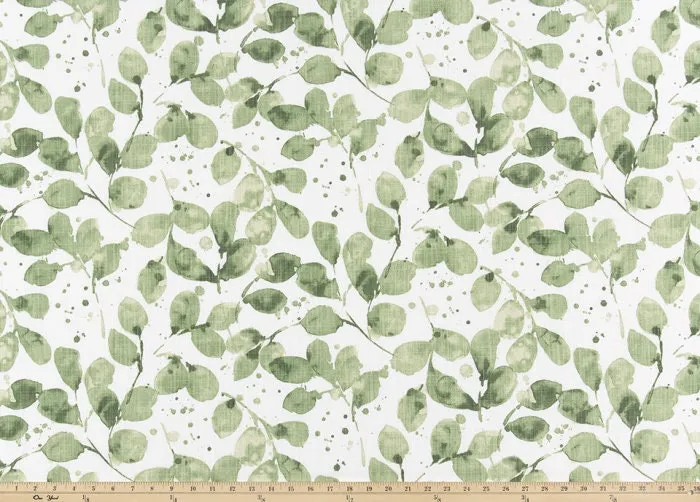 Modern Single Fold Roman Valance in Botanical Prints of Green, Blue or Grey and White, 100% Cotton Canvas, Fully Lined, Custom Made Curtains