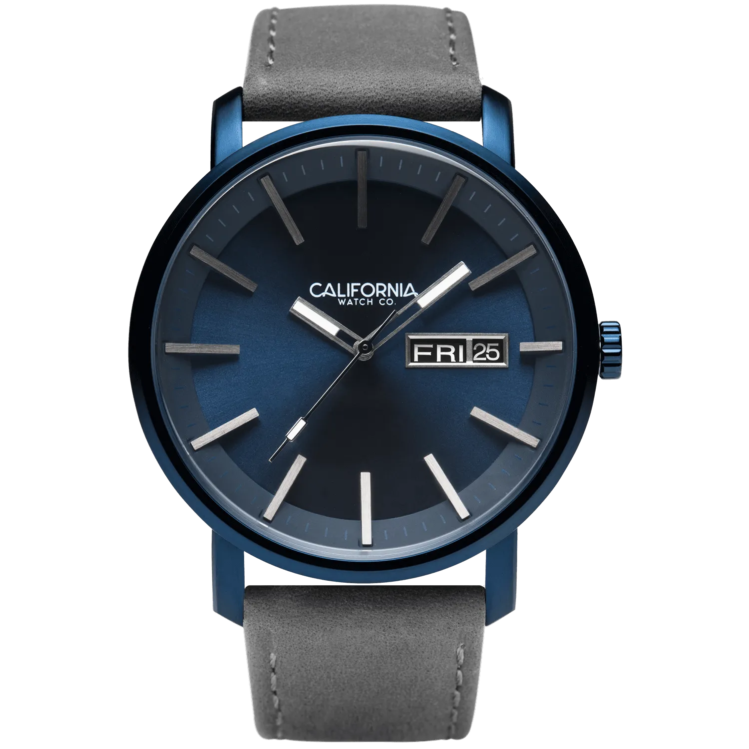 Mojave Leather Deep Blue Gray