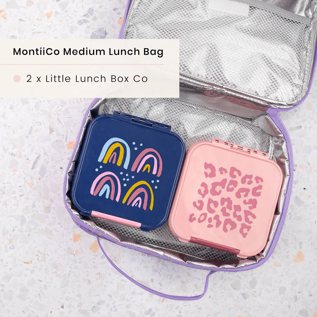 MONTII.CO Medium Insulated Lunch Bag - Petals