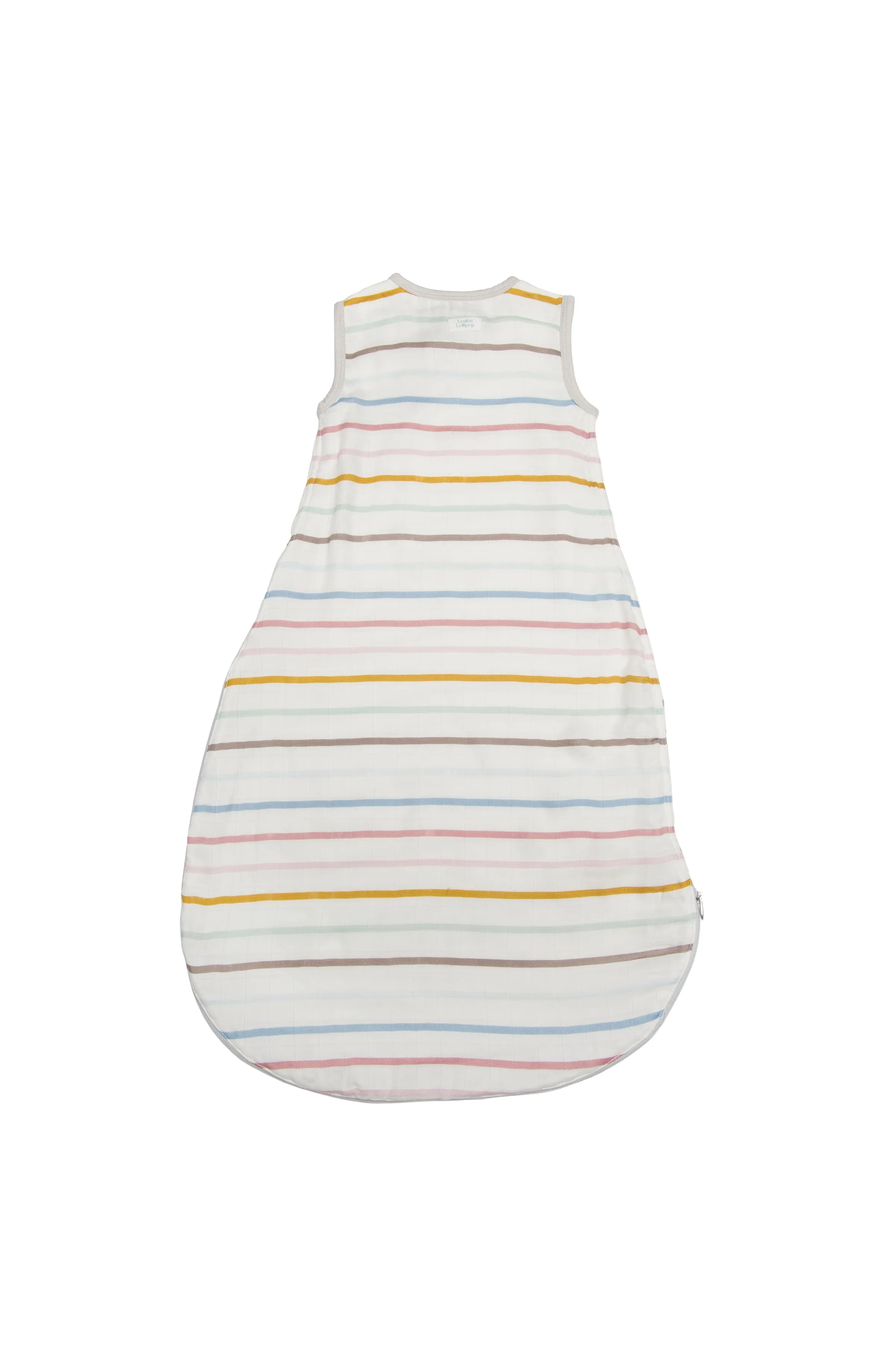 Muslin Lightweight Sleep Bag 0.5 TOG - Pastel Stripes