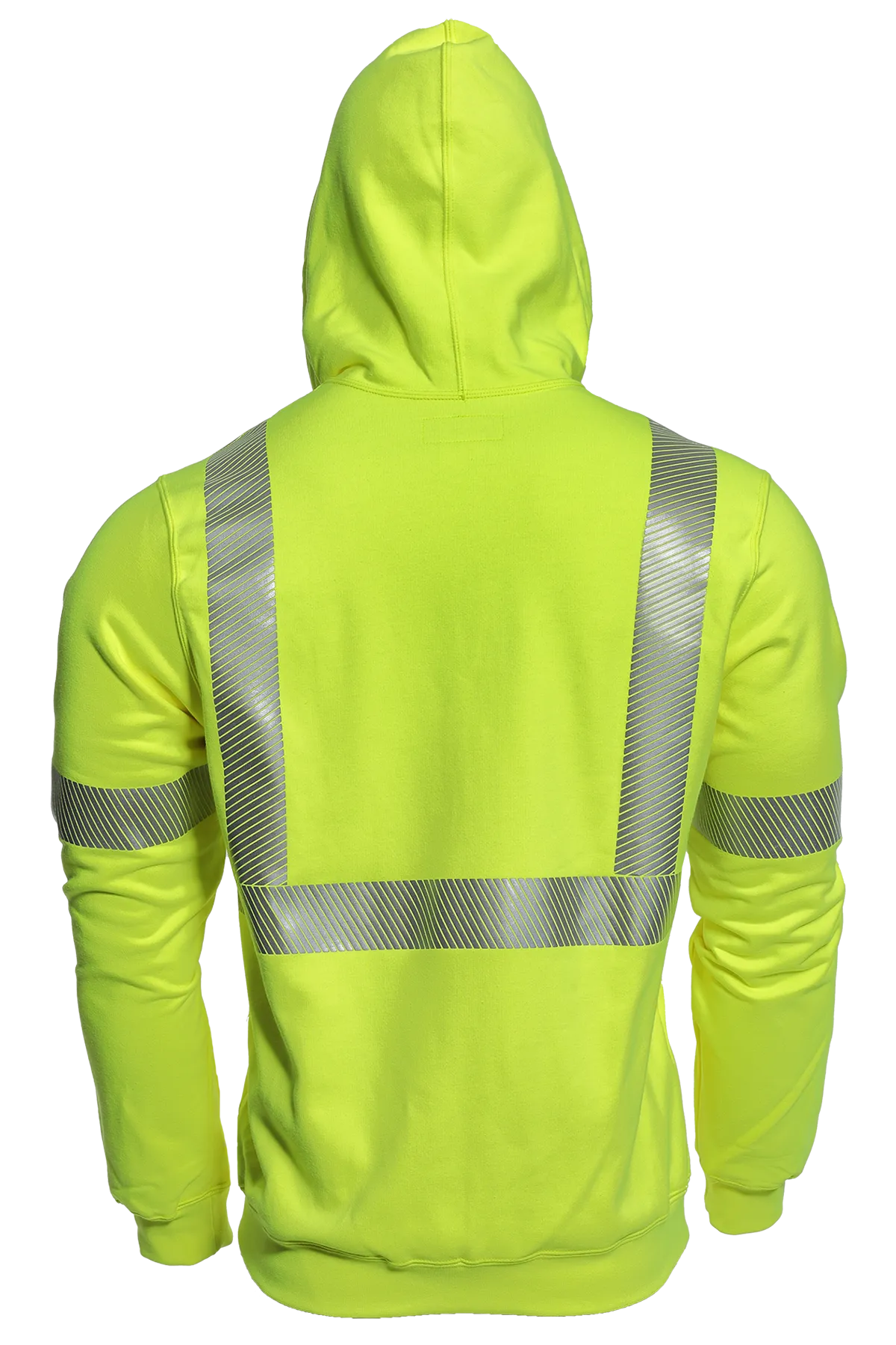 National Safety Apparel Drifire FR Hi Vis Zip Front Sweatshirt, 19 cal/cm²