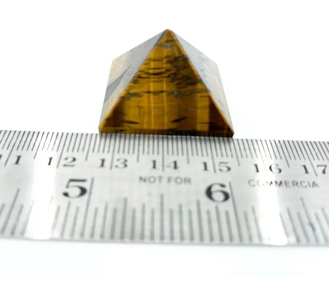 Natural Tiger Eye Crystal Pyramid