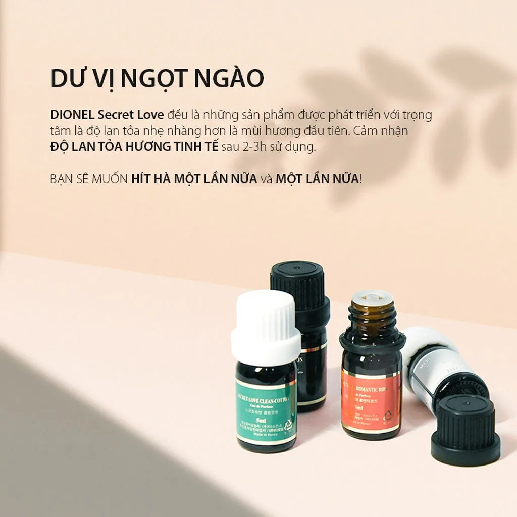 Nước Hoa Vùng Kín Dionel Secret Love Black Edition 5ml