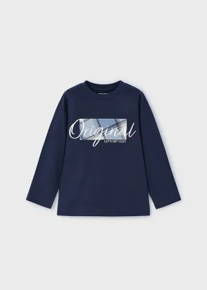 NEW AW24 Mayoral Boys t-shirt 4046 Navy/56