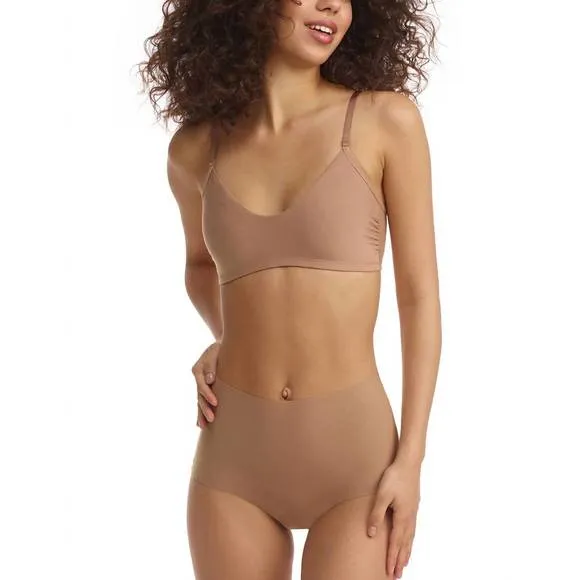 NEW COMMANDO butter high rise panty in toffee