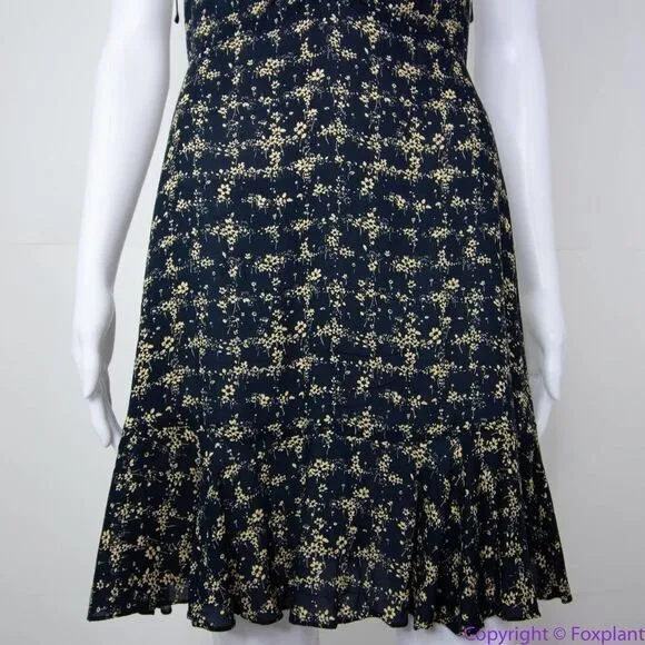 NEW Intimately Free‎ People Caught Up Printed Slip Dress, Black, Medium