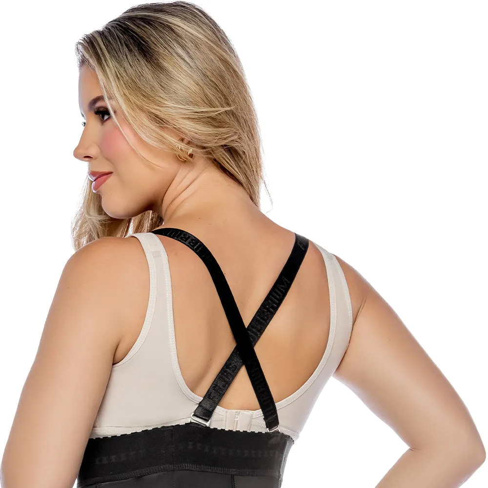 New invisible High waist push up panty with zipper - Strapless - C4435C