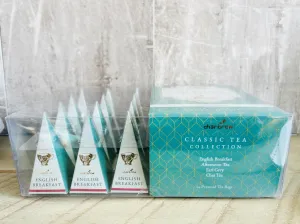 New set of 24 pyramid tea bags, 6 of each English Breakfast, Afternoon Tea, Earl Grey & Chair by Charbrew