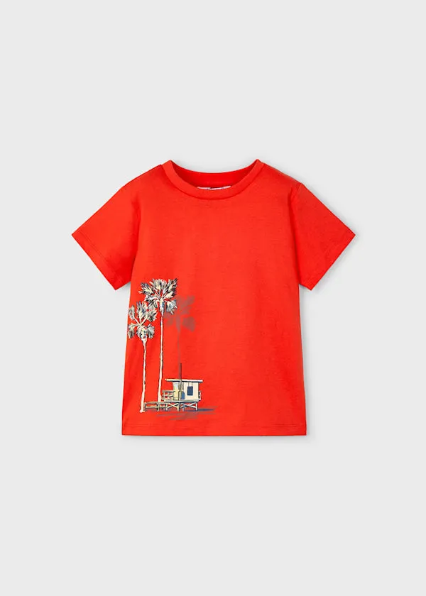 NEW SS25 Mayoral Boys 3 Piece Shorts Set 3606 Red/94