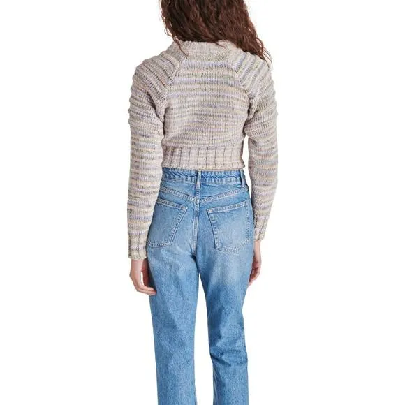 NEW STEVE MADDEN dana sweater in lakeshow