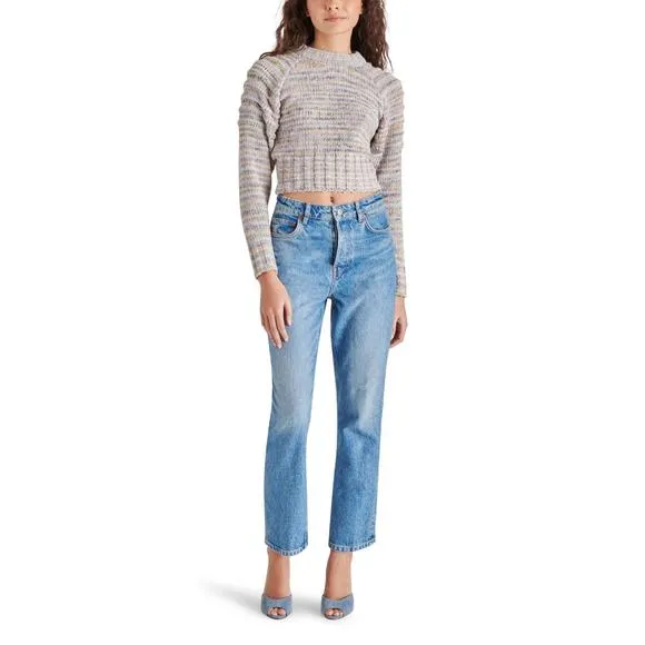 NEW STEVE MADDEN dana sweater in lakeshow