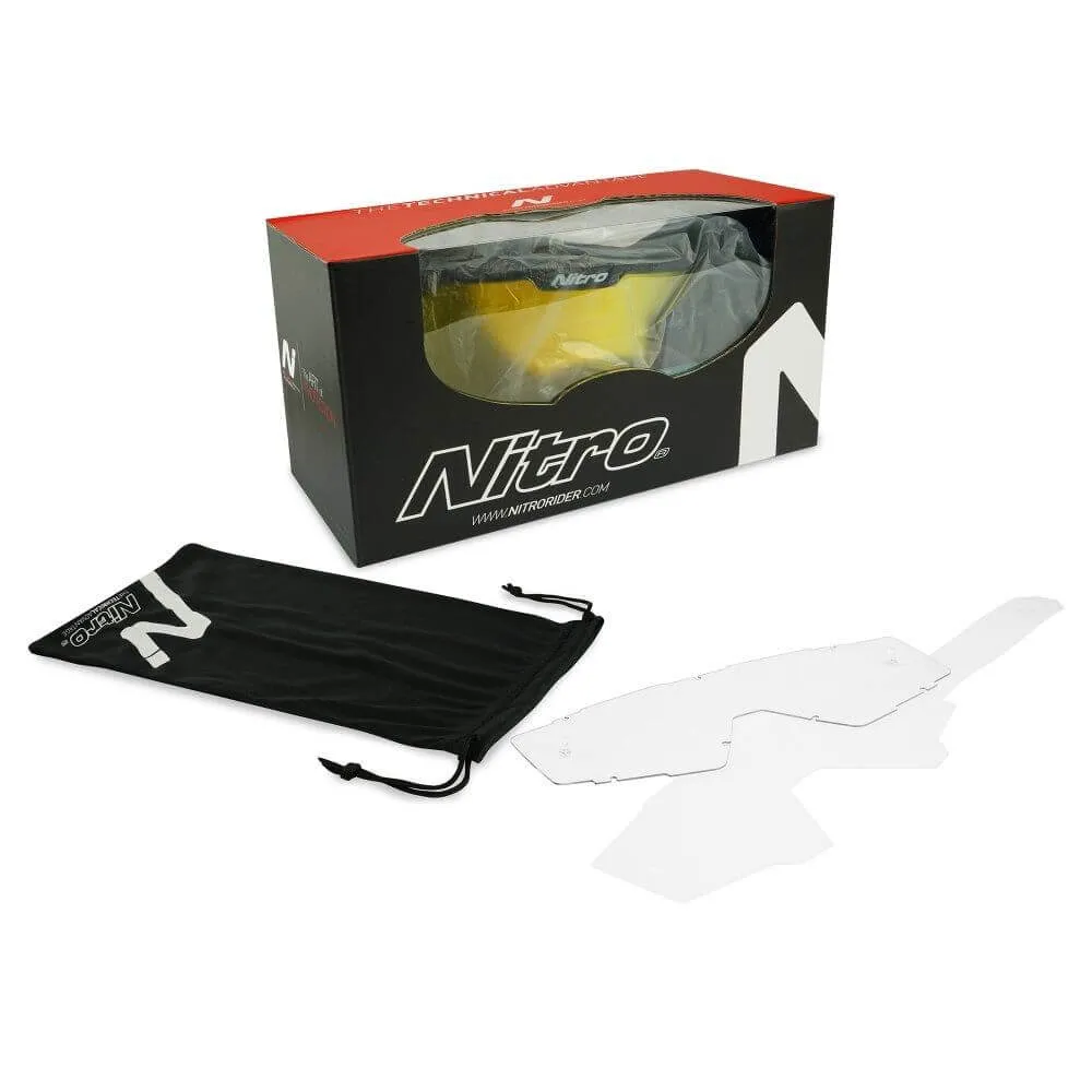 Nitro NV-100 Motocross Goggles Orange