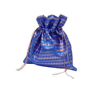 Noni Pouch - With Diamonds Blue