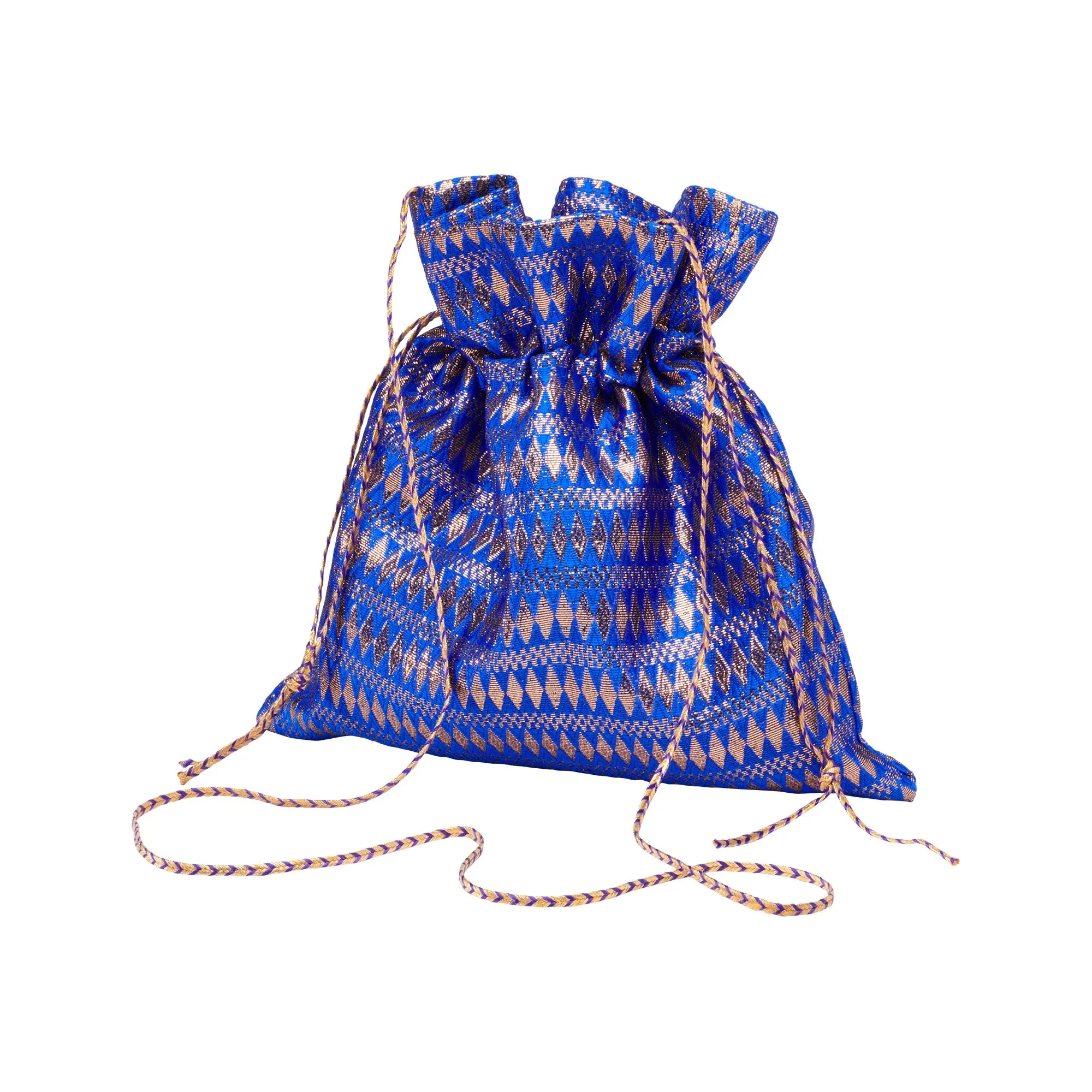 Noni Pouch - With Diamonds Blue
