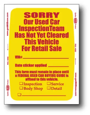 Not For Sale Sticker