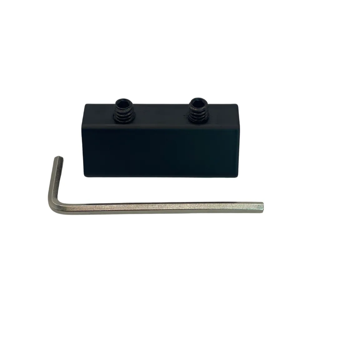 NUSET Tamper Resistant Sliding Window Lock, Double Hex Screw, Black