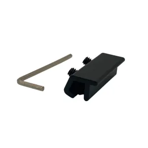 NUSET Tamper Resistant Sliding Window Lock, Double Hex Screw, Black