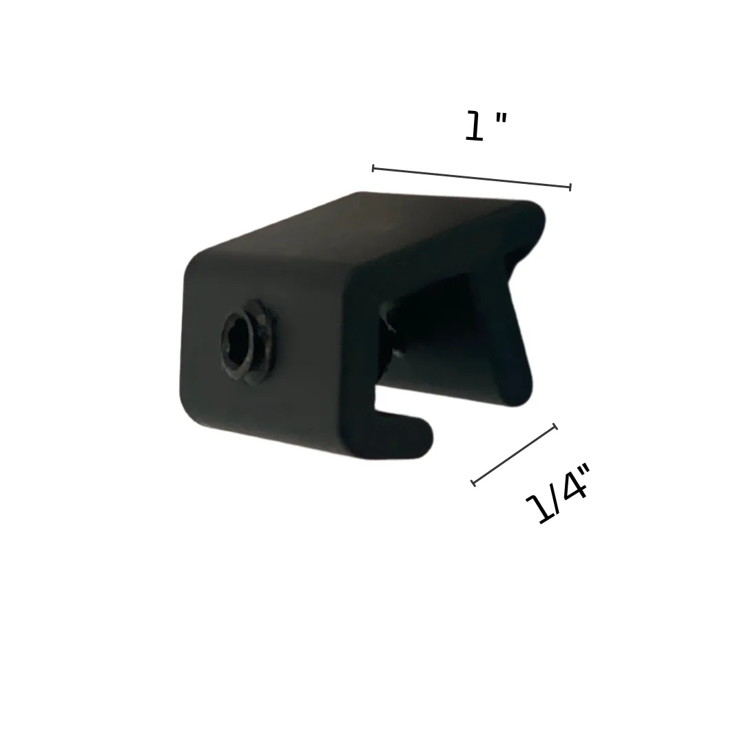 NUSET Tamper Resistant Sliding Window Lock, Hex Screw, Black, 1 Pair