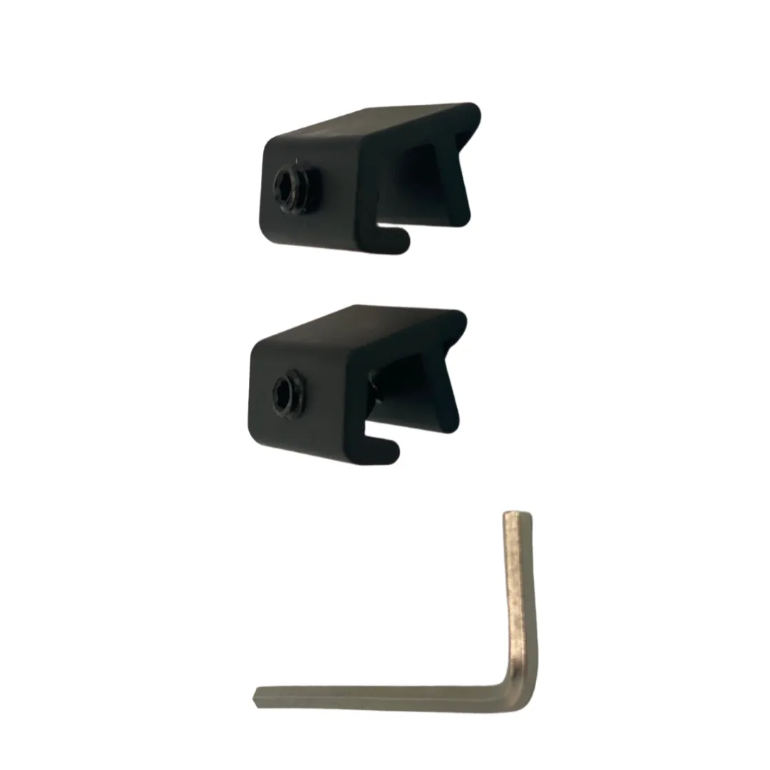 NUSET Tamper Resistant Sliding Window Lock, Hex Screw, Black, 1 Pair